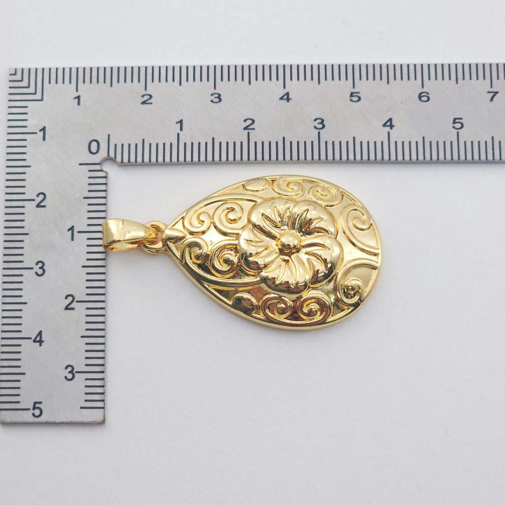 Boho Big Pendant, Openwork Charm, Owls, Leaf, Semicircular, Round, 18K Gold Plated, Necklace Making Charm, Jewelry Findings S1160