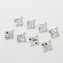 Load image into Gallery viewer, Diamond Shape Sequin Pendant, 18K Gold Plated, Earring Making Charm, Jewelry Finding JG018