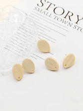 Load image into Gallery viewer, 4PCS Wood Earrings, Teardrop Wooden Earrings for women, Reclaimed Ash Wood, Nickel Free, Geometric Statement Earrings Finding  JT901