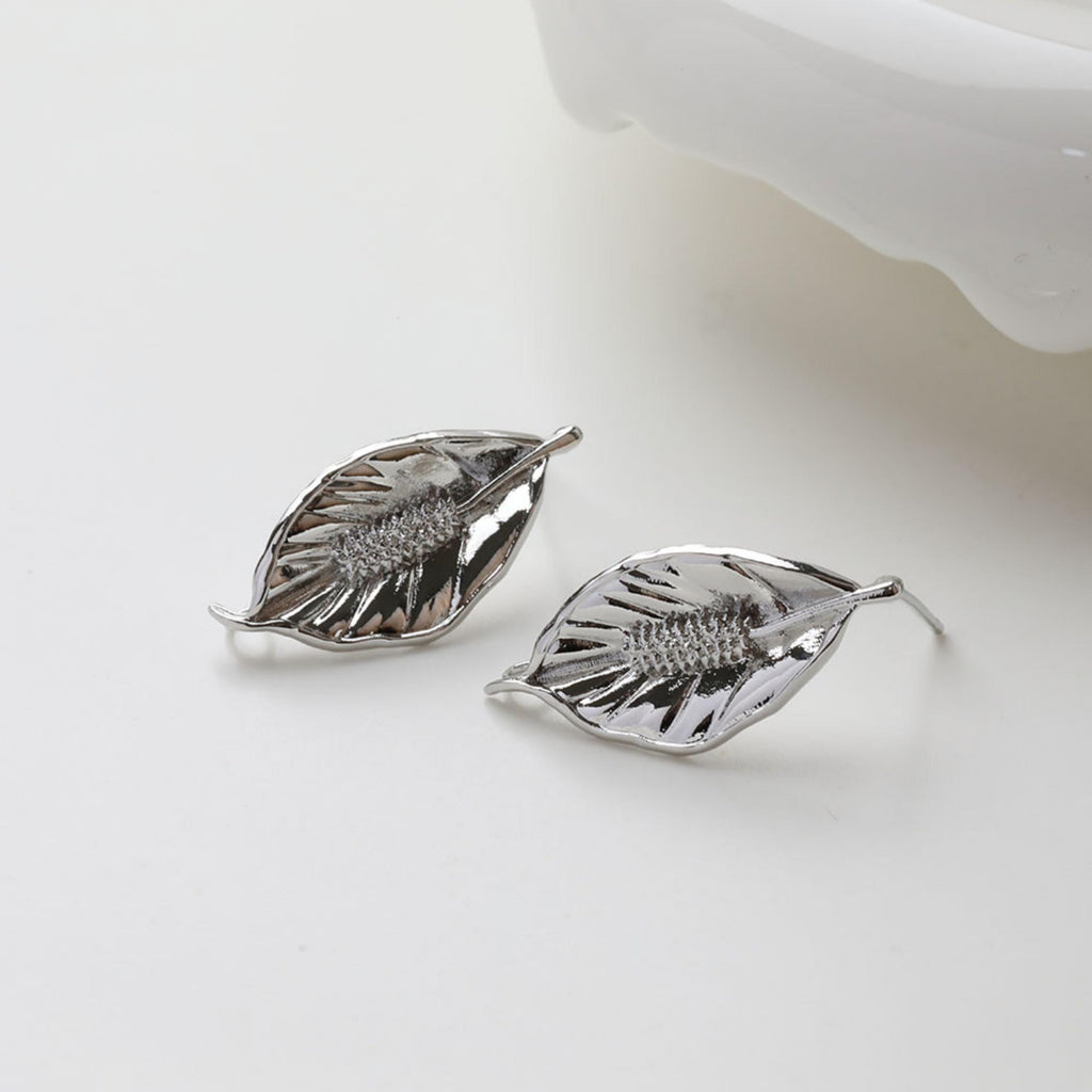 عمود قرط من ورق الذهب، أقراط من الذهب/الفضة عيار 14 قيراطًا خالية من النيكل، دبابيس أذن من الفضة S925، قرط أذن على شكل قلب مع حلقة GZ726