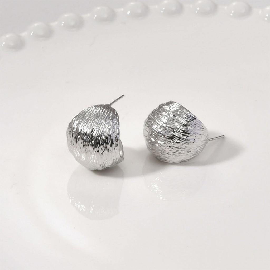 C Shape Wire drawing Earrings Post, 14K Gold, S925 Silver Ear Pin Nickel Free Earrings, Ear Stud Hypoallergenic Earring Findings LL229