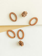 Load image into Gallery viewer, 10PCS Over Openwork Geometric Wooden Pendant, Necklace Making Findings JT088