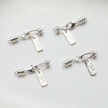 تحميل الصورة إلى عارض المعرض، موصل سلسلة على شكل زهرة مع مشبك جراد البحر، مطلي بالذهب/الفضة عيار 14 قيراطًا، صنع قلادة وسوار، العثور على الموصل GZ531