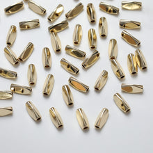 Load image into Gallery viewer, 10pcs Tube Beads, Spacer Beads, 14K Gold/Silver Plated, Bracelet Necklace Making Jewelry Finding SC017