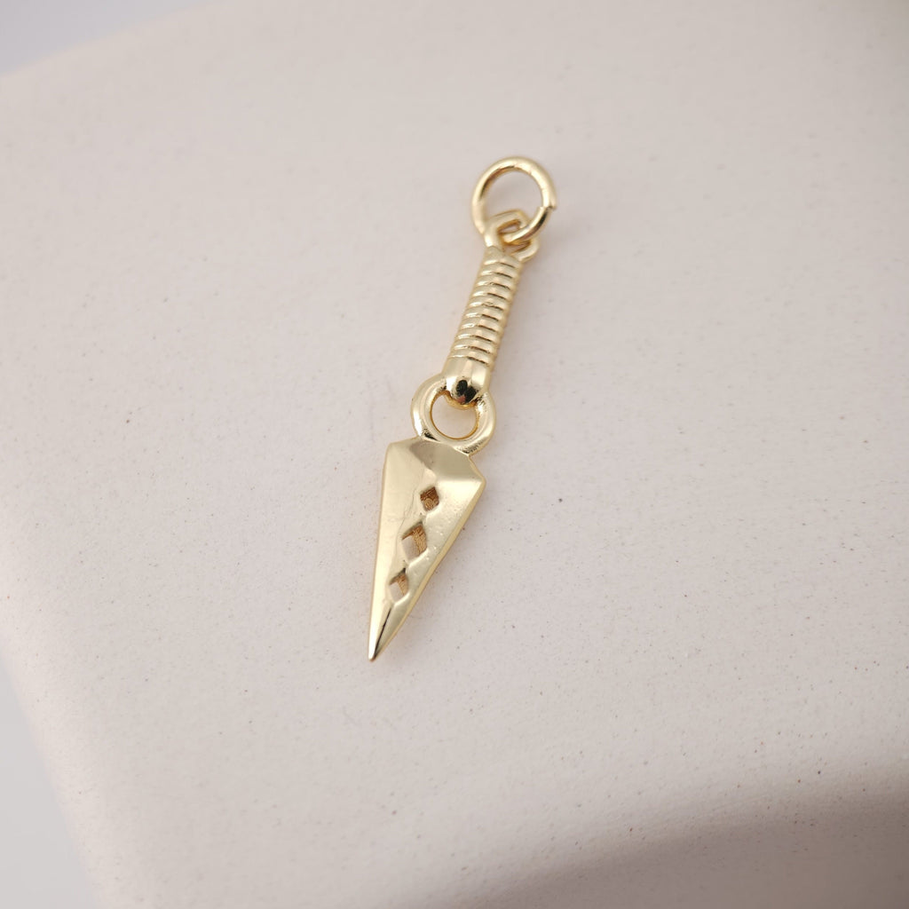 Danity Feather Pendant, Plume Charm, 18K Gold Plated Earring Making Findings, Jewelry Findings S1133