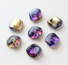 Load image into Gallery viewer, Irregular Square Glass Beads, 19x7mm, Crystal Glass Loose Beads for Jewelry Making, DIY Beads Finding GZ019