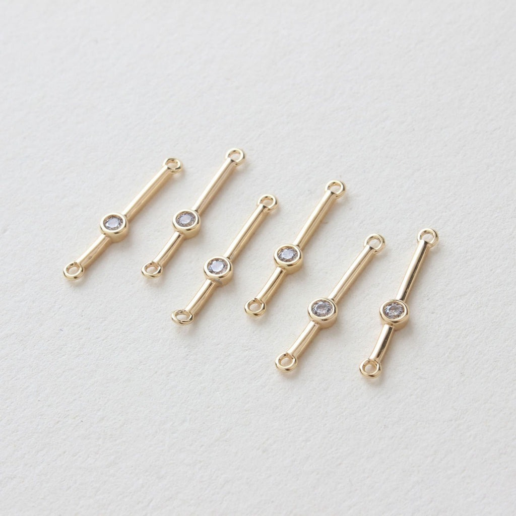 Conector Danity con presillas, colgante de pluma, accesorios para aretes chapados en oro y plata de 14 quilates, accesorios de joyería ZZ081