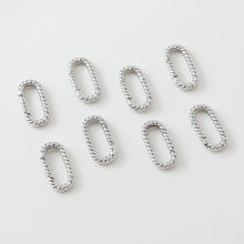 Load image into Gallery viewer, Twist Heart Spring Clasp, Oval Clasp 14K Gold/Silver Plated, Connectors, Necklace Bracelet Making Supply, Jewelry Findings GZ174