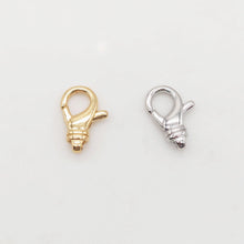 Load image into Gallery viewer, 18K Shiny Gold Plated Lobster Clasp Claw, 19.2*13mm, Necklace Bracelet Making Clasp with Closed Loop, Jewelry Findings S20368