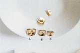 10pcs- 14K Gold Filled Ear Nuts, Ear Backs, 1/20 GF Earring Findings BL002