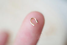 Load image into Gallery viewer, 14K Gold Filled U-Shaped Wire Guardian Horsebit Clasp, [10PCS/Pack] Fit 0.53mm/0.79mm/1.14mm Hole, Wire Protector Accessories BL008