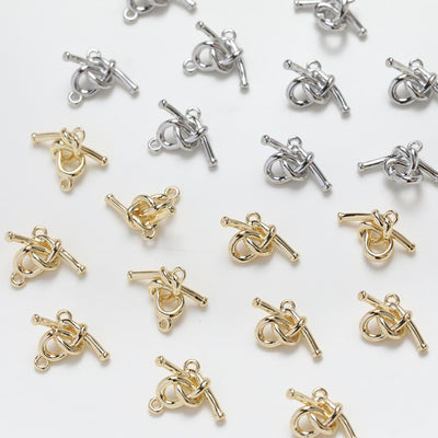 Tie The Knot Charms, Knot Connectors, Knot Pendant, 14K Gold/Silver  Plated, 15mm, Necklace Making Charms, Jewelry Findings GZ253