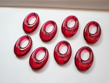 تحميل الصورة إلى عارض المعرض، 10 قطع من القلادة البيضاوية المفتوحة، قلادة من الراتنج لصنع المجوهرات، العثور على الخرز بنفسك GZ290