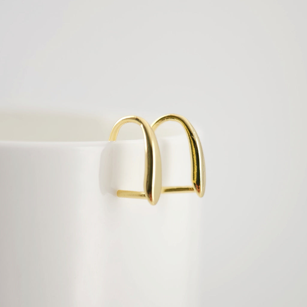 Fish Hooks, 18K Gold Plated Ear Wires, Gold Earring Earring Hooks, Ear Wires for Jewelry Making D0181