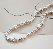 Load image into Gallery viewer, One String- Gold Plated Stone Beads, 18K Gold Solid Spacer Beads, Irregular Beads, Bracelet Beads, Jewelry Finding GZ249