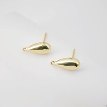 تحميل الصورة إلى عارض المعرض، قرط متدلي مع حلقة، مطلي بالذهب عيار 18 قيراطًا، خالٍ من النيكل، قرط أذن على شكل دمعة، نتائج صنع المجوهرات D0208