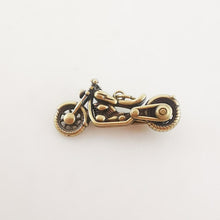 Load image into Gallery viewer, 3D Motorcycle Charm, Gold/Silver/Black MotorCycle Pendant For Necklace Making, Biker Sport Jewelry Findings S20238