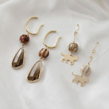 Cargar imagen en el visor de la galería, 5 cuentas espaciadoras de calabaza, colgante de calabaza de cerámica, cuentas de cerámica para hacer joyas, hallazgos de cuentas DIY GZ432