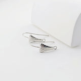 Silver Plated Ear Wires, Sun Ray Earring Hooks, Nickel Free, Fish Hooks, Ear Wires for Jewelry Making ZX289