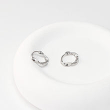 Load image into Gallery viewer, Twisted Earring Hoops, Gold Plated Huggie Hoop Earring, Leverback Earring, DIY Earring  Findings, Handmade Earring Supplies D0520