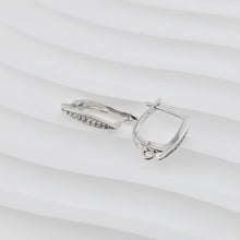 تحميل الصورة إلى عارض المعرض، قرط حلقي مطلي بالذهب عيار 18 قيراطًا على شكل حرف U، أجزاء قرط حلقي هاجي، ظهر رافعة، 17.6*12 مم، قرط حلقي لصنع المجوهرات D0271