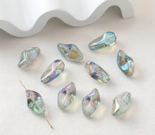 Load image into Gallery viewer, Irregular Glass Beads, Spacer Beads, 13x23mm, Crystal Glass Loose Beads for Jewelry Making, DIY Beads Finding GZ021