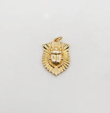 Cargar imagen en el visor de la galería, Colgante de insecto, elefante y cruz con forma de corazón, latón chapado en oro de 18 quilates/negro, dije de animal, dije para pulseras y collares, accesorios de joyería S20383