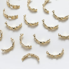 تحميل الصورة إلى عارض المعرض، موصل غير منتظم مع حلقات، مطلي بالذهب/الفضة عيار 14 قيراطًا، نتائج صنع أساور، نتائج مجوهرات GZ257