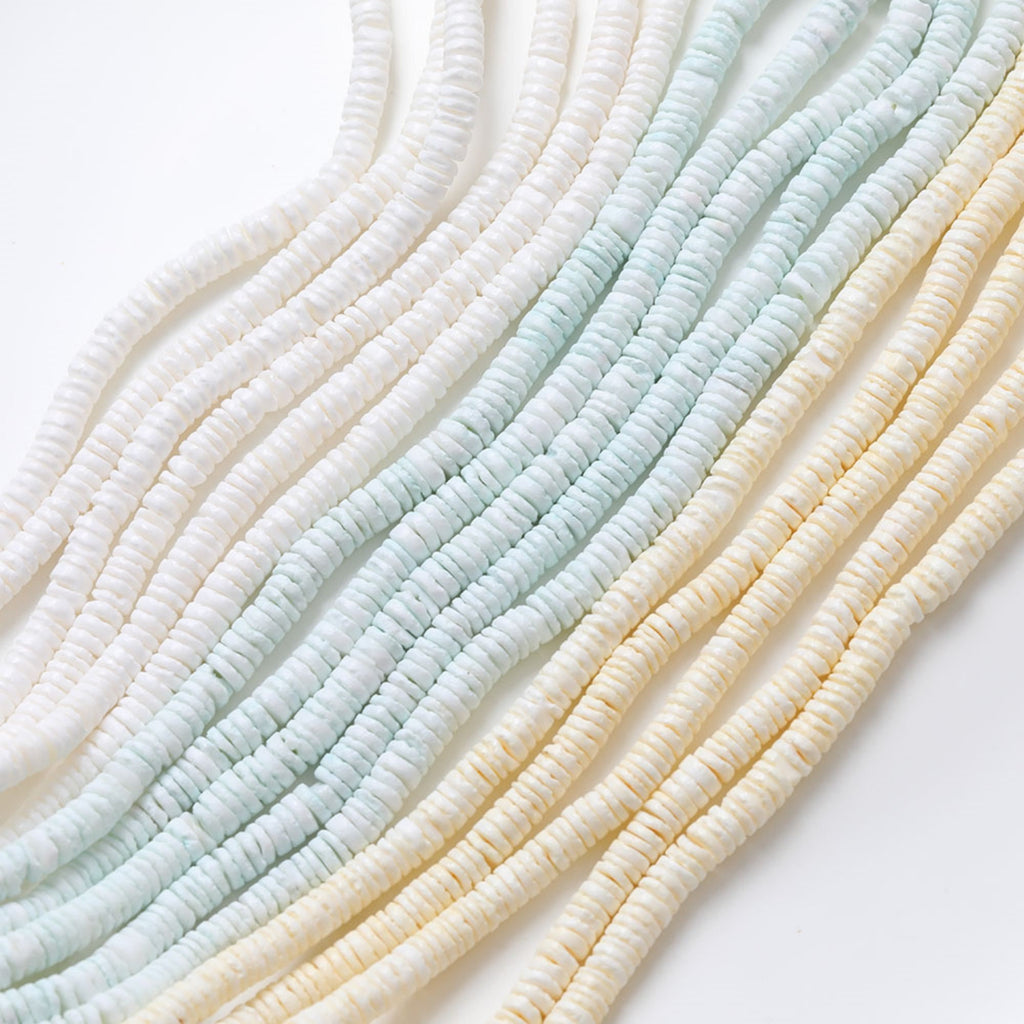 MOP Donut Spacer Beads, 6mm, Tone Rondelle Spacer Beads, Tire Beads, Shell Heishi Disc Beads, Bracelet Making, Jewelry Finding GZ129