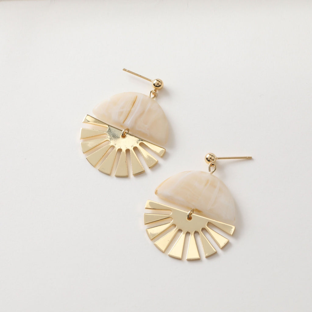 10pcs Gold Fan Shape Charms, 14K Gold/Silver Plated, Dainty Fan Shape Pendant, Bracelet Making Pendant JH021-D0021