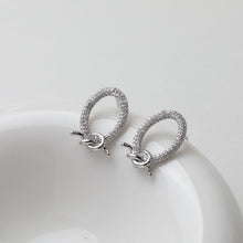 تحميل الصورة إلى عارض المعرض، قرط ذهبي بعقدة مع حلقة، دبوس أذن من الفضة الاسترلينية عيار 925، أقراط خالية من النيكل، حلقة أذن من الفضة الاسترلينية عيار 14 قيراط، نتائج قرط ربط العقدة GT035