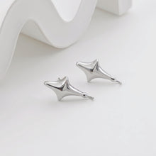 Load image into Gallery viewer, Gold Star Earring Post With Loop, Nickel Free Earrings, Ear Stud with Loop, Hypoallergenic Earring Findings ZX325