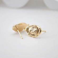 Load image into Gallery viewer, 4pcs Elizabeth Earring Post With Loop, S925 Silver Ear Pin Nickel Free Earrings, Hypoallergenic Earring Findings ZX045