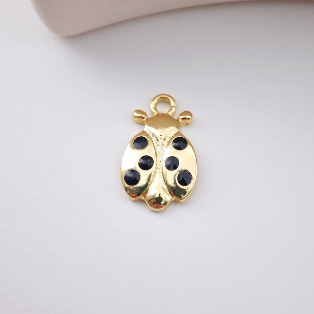 Building Charm, 18K Gold Plated Pendant, Flying Animal Charm, Necklace Jewelry Finding S1162