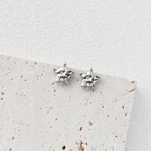 تحميل الصورة إلى عارض المعرض، قرط أذن على شكل نجمة خماسية مع حلقات، دبوس أذن من الفضة S925، خالٍ من النيكل، مرصع بحجر الزركونيا المكعب، دبوس فضة S925، مطلي بالذهب عيار 18 قيراطًا، D0405