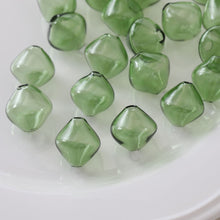 Load image into Gallery viewer, Glass Bubble Beads,Rhombus Hollow Glass Beads, Colorful Hand Blown Hollow  Globes for Jewelry Making, DIY Beads Finding GZ563