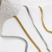 Load image into Gallery viewer, 18K Gold Link Chain, Handmade DIY Accessories, 316L Stainless Steel, Sold in 0.5 Meters, ZD015