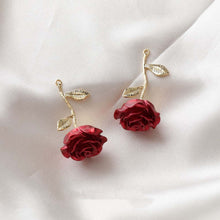 Load image into Gallery viewer, White Rose Flower Pendant, Resin Rose Pendant for Jewelry Making, DIY Jewerly Finding GZ334