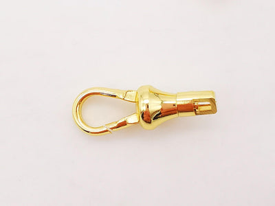 Swivel Lobster Clasp, 18K Shiny Gold Plated Lobster Clasp, 23x8mm, Necklace Bracelet Making Supply, Jewelry Findings S830