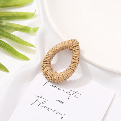 Rattan Weaving Earring Findings, Boho earring making, Hawaii Vacation Style Cute Earrings for girl ,Handmade Earring Finding BS004