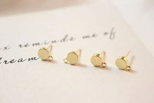 تحميل الصورة إلى عارض المعرض، 10 قطع من أقراط الأذن المستديرة الذهبية مع حلقة، 6 مم، أقراط من الفضة الاسترلينية S925 خالية من النيكل، حلقة أذن، نتائج أقراط مضادة للحساسية ZX026