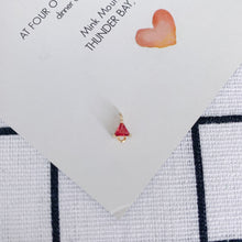 تحميل الصورة إلى عارض المعرض، 10 قطع - دلايات كريستالية صغيرة على شكل دمعة، مطلية بالذهب عيار 14 قيراطًا، قطع مجوهرات MY070-F052