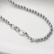 تحميل الصورة إلى عارض المعرض، حبات لؤلؤ صدفية مستديرة رمادية فاتحة، 4 مم، 6 مم، 8 مم، حبات ناعمة لصنع المجوهرات، العثور على الخرز بنفسك GE129