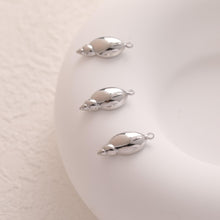 Load image into Gallery viewer, Conch-shaped Earrings Post With Loop, 18K Gold Plated, Nickel Free, Ear Stud Hypoallergenic Earring Findings GZ780