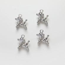 Load image into Gallery viewer, Balloon Dog Charm, Animal Pendant Puppy Charm,14K Gold Plated Pendant, Necklace Bracelet Making Charm, Jewelry Findings GZ263