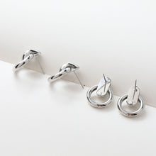 Load image into Gallery viewer, 14K Gold Round Post Stud, S925 Silver Pin, Openwork Round Stud Earring Nickel Free, Hypoallergenic Earring Findings bb093