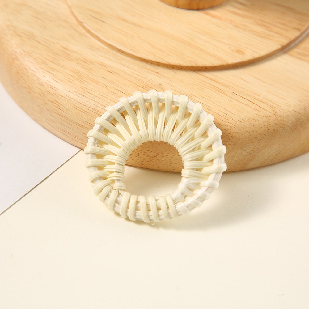 Rattan Weaving Earring Findings, Boho earring making, Hawaii Vacation Style Cute Earrings for girl ,Handmade Earring Finding BS013
