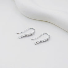 Load image into Gallery viewer, 18K Gold Plated Ear Wires, Cubic Pave Earring Hooks, Nickel Free, Fish Hooks, Ear Wires for Jewelry Making D0136