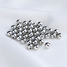 Load image into Gallery viewer, Gold/Rose Gold/White Gold/Black Plated Beads, Gold Spacer Beads, 14k gold round beads,3mm/4mm/5mm/6mm, Spacer Beads For Jewelry making