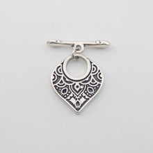 Load image into Gallery viewer, Boho OT Toggle Clasps, Antique Silver, 18k Gold, One Set OT Buckle, Necklace Closure, Connectors Clasps S1152